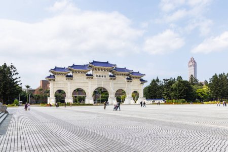 Photo for Taipei, Taiwan - 02 March 2023: Chiang Kai shek Memorial Hall in Taiwan - Royalty Free Image