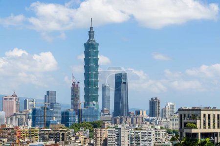 Photo for Taipei city skyline landmark in Taiwan - Royalty Free Image