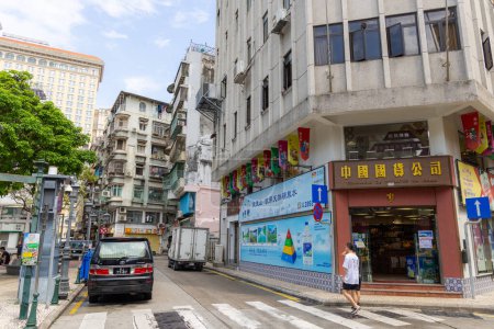 Téléchargez les photos : Macao - 30 juin 2023 : rue de la vieille ville de Macao - en image libre de droit