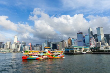 Photo for Hong kong - 21 June 2023: Hong Kong city landmark - Royalty Free Image