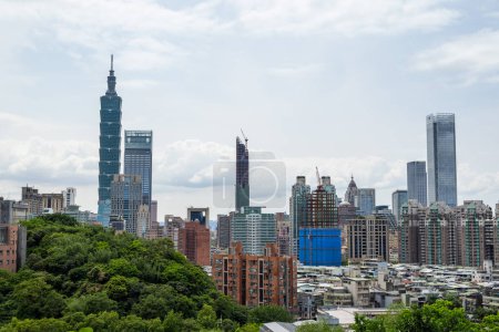 Photo for Taiwan - 02 May 2023: Taipei City skyline - Royalty Free Image