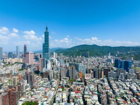 Photo for Taipei, Taiwan - 28 September 2023: Taipei city landmark - Royalty Free Image