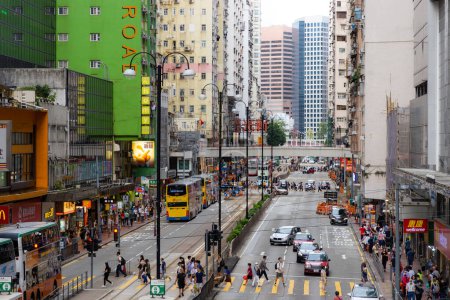 Foto de Hong Kong - 26 de junio de 2023: Hong Kong en el distrito de North Point - Imagen libre de derechos