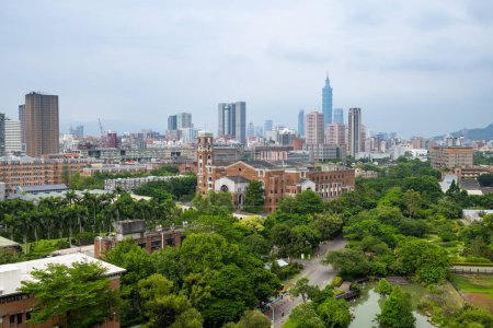Photo for Taipei, Taiwan - 12 May 2023: Taipei City skyline - Royalty Free Image