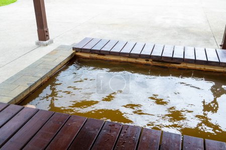 Photo for Onsen hot spring at park in Jinshan of Taiwan - Royalty Free Image