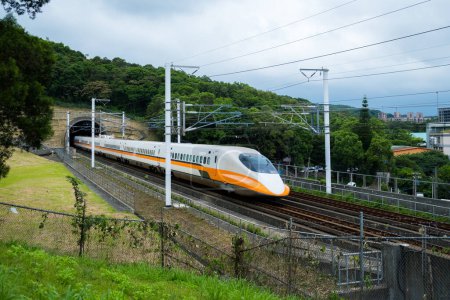 Photo for Taoyuan, Taiwan - 20 August 2023: Taiwan High Speed Rail - Royalty Free Image