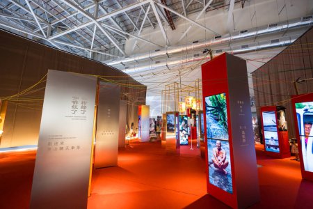 Téléchargez les photos : Taoyuan, Taïwan - 25 août 2023 : Exposition sur la culture hakka à Taoyuan - en image libre de droit