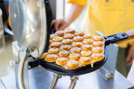 Photo for Making Hong Kong style egg waffle - Royalty Free Image