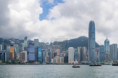 Photo for Hong Kong - 20 June 2023: Hong Kong city landmark - Royalty Free Image