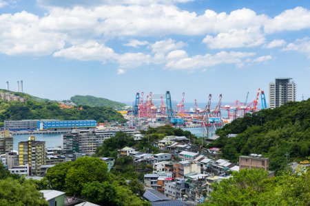 Téléchargez les photos : Taiwan - 14 août 2023 : Port de Keelung - en image libre de droit