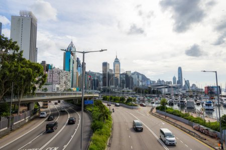Téléchargez les photos : Hong Kong - 26 juin 2023 : Trafic de la ville de Hong Kong - en image libre de droit