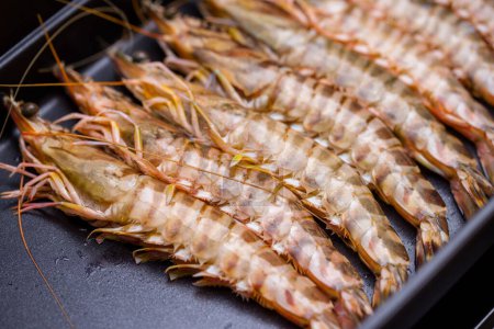 Photo for Fresh shrimp prepare for cooking - Royalty Free Image