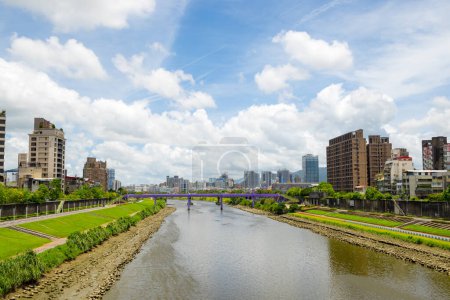 Foto de Taipei, Taiwán - 25 de julio de 2023: Taipei city skyline - Imagen libre de derechos