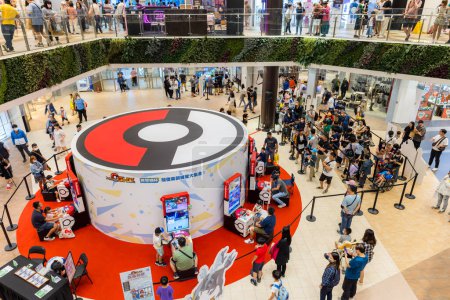 Photo for Taiwan - 08 October 2023: Pokemon go event in Mitsui Outlet park at Linkou of New Taipei City of Taiwan - Royalty Free Image