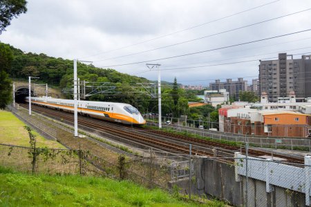 Photo for Taiwan - 20 August 2023: Taiwan High Speed Rail - Royalty Free Image