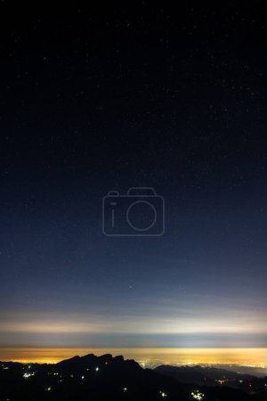 Photo for Starry night on the mountain - Royalty Free Image