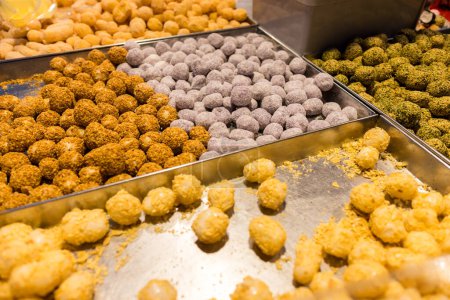 Photo for Taiwanese traditional dessert sesame balls - Royalty Free Image