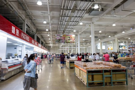Photo for Taiwan - 22 September 2023: Costco store in Taiwan - Royalty Free Image