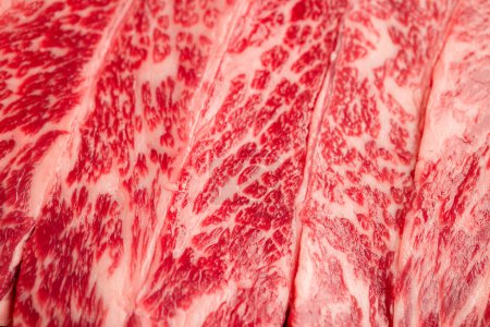 Téléchargez les photos : Gros plan sur la texture du steak beef - en image libre de droit