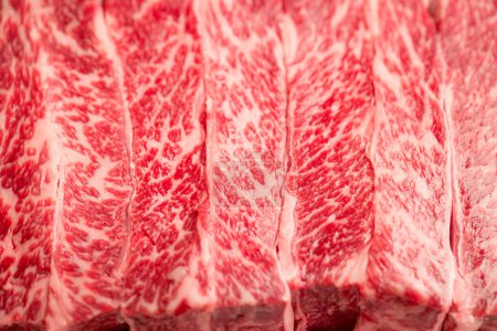 Foto de Primer plano de la textura de la carne de res - Imagen libre de derechos
