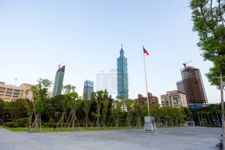 Téléchargez les photos : Taipei, Taiwan - 14 septembre 2023 : monument historique de la ville de Taipei au Sun Yat sen Memorial Hall - en image libre de droit