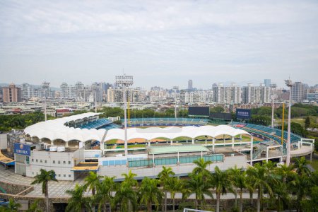 Téléchargez les photos : Taiwan - 09 Décembre 2023 : Xinzhuang Baseball Stadium à Taiwan - en image libre de droit