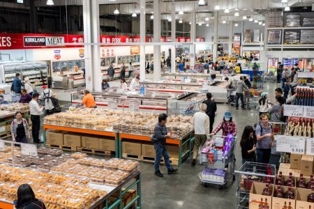 Photo for Taiwan - 08 December 2023: Inside of the Costco store in Taiwan - Royalty Free Image