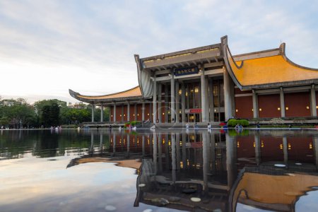 Photo for Taipei, Taiwan - 18 January 2024: Sun Yat Sen Memorial Hall in Taipei city - Royalty Free Image