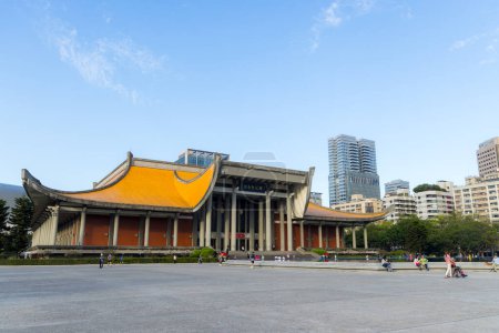 Téléchargez les photos : Taipei, Taiwan - 18 janvier 2024 : Sun Yat Sen Memorial Hall à Taipei - en image libre de droit