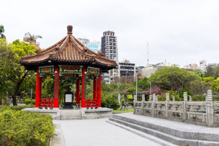 Photo for Taipei, Taiwan - 25 February 2024: 228 Peace Memorial Park in Taipei city - Royalty Free Image