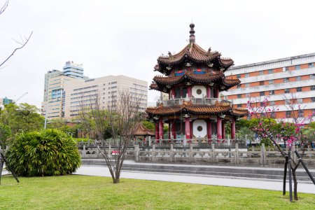 Photo for Taipei, Taiwan - 25 February 2024: 228 Peace Memorial Park in Taipei city - Royalty Free Image