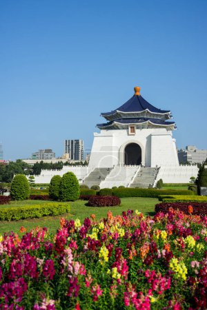 Téléchargez les photos : Taipei, Taiwan - 12 mars 2024 : Chiang Kai shek Memorial Hall à Taipei de Taiwan - en image libre de droit