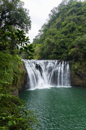 Shifen-Wasserfall im Distrikt Pingxi in Taiwan