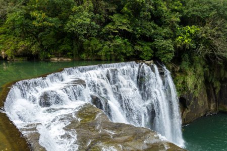 Shifen-Wasserfall im Distrikt Pingxi in Taiwan