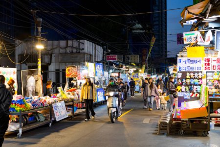 Photo for Taipei, Taiwan - 20 March 2024: Nanya Night Market in Taiwan - Royalty Free Image