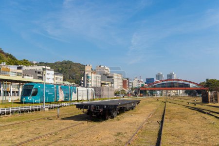 Téléchargez les photos : Kaohsiung, Taïwan - 02 février 2024 : Parc culturel Hamasen Railway à Kaohsiung de Taïwan - en image libre de droit