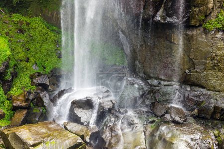 Waterfall located on Sun Link Sea mountain in Taiwan