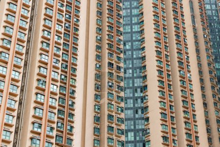 Foto de Exterior del edificio de apartamentos en la ciudad de Hong Kong - Imagen libre de derechos