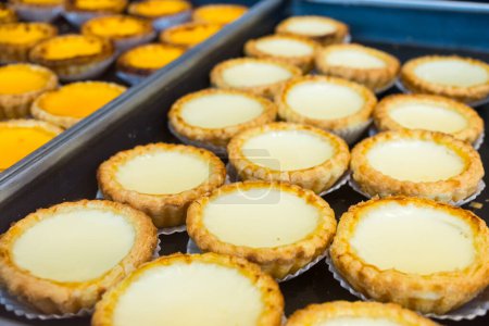 Photo for Milk egg tart in the bakery shop - Royalty Free Image