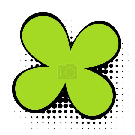Foto de Una ilustración vibrante y estilizada de una mariposa verde lima con un fondo de arte pop punteado, perfecto para temas de diseño moderno. - Imagen libre de derechos