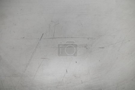 Photo for Scratched gray plastic surface full-frame background and texture. - Royalty Free Image
