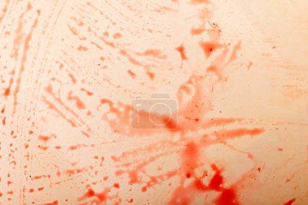 Photo for Red currant juice on white background looks like a blood splashes. - Royalty Free Image