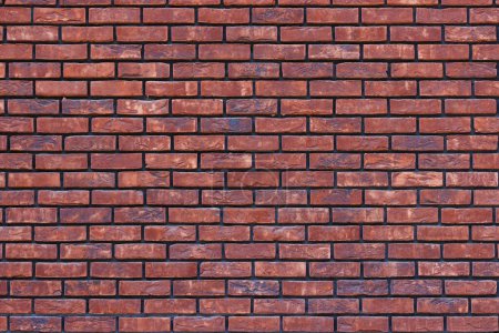 Photo for Close up of a red brick wall - full-frame background and texture. - Royalty Free Image