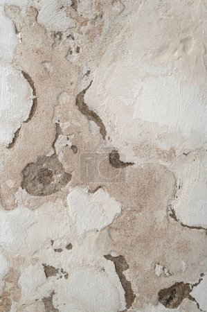Photo for Wall with starting plaster. Repairs. A tattered wall. Background, texture - Royalty Free Image