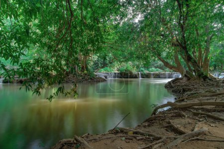 Thai waterfall name 'Jedsaonoi'