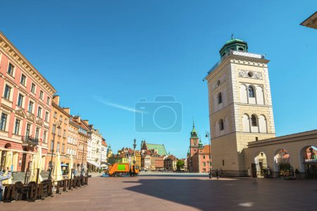 Photo for Saint Anna observation tower, Warsaw, Poland. UNESCO World Heritage Site - Royalty Free Image