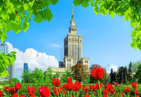 Photo for Palace of Culture and Science in Warsaw - Royalty Free Image