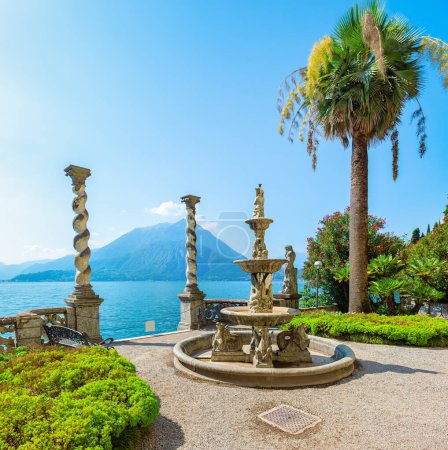 Photo for View of Lake Como from Villa Monastero Italy - Royalty Free Image