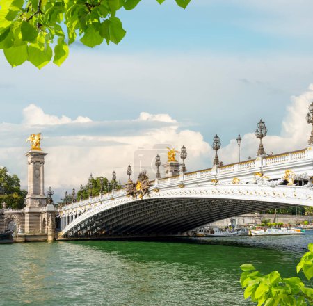 Téléchargez les photos : Vue du Pont Alexandre III à Paris, France - en image libre de droit