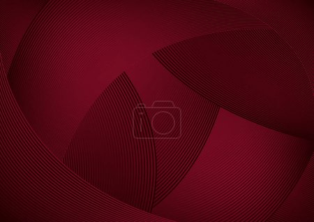 Ilustración de Fondo de malla abstracta de lujo formado a partir de líneas en colores rojo ladrillo - Ilustración de colores, Vector - Imagen libre de derechos
